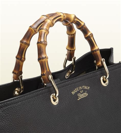 gucci bag with wooden handle|gucci tote with bamboo handles.